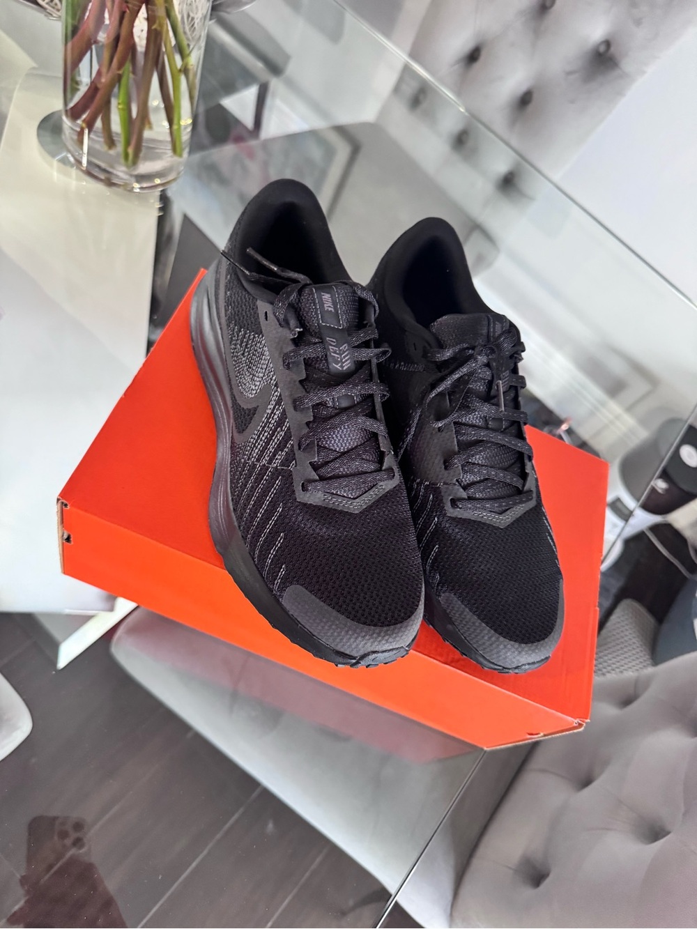 Nike New Unisex Athletic Running defy Shoes - Black